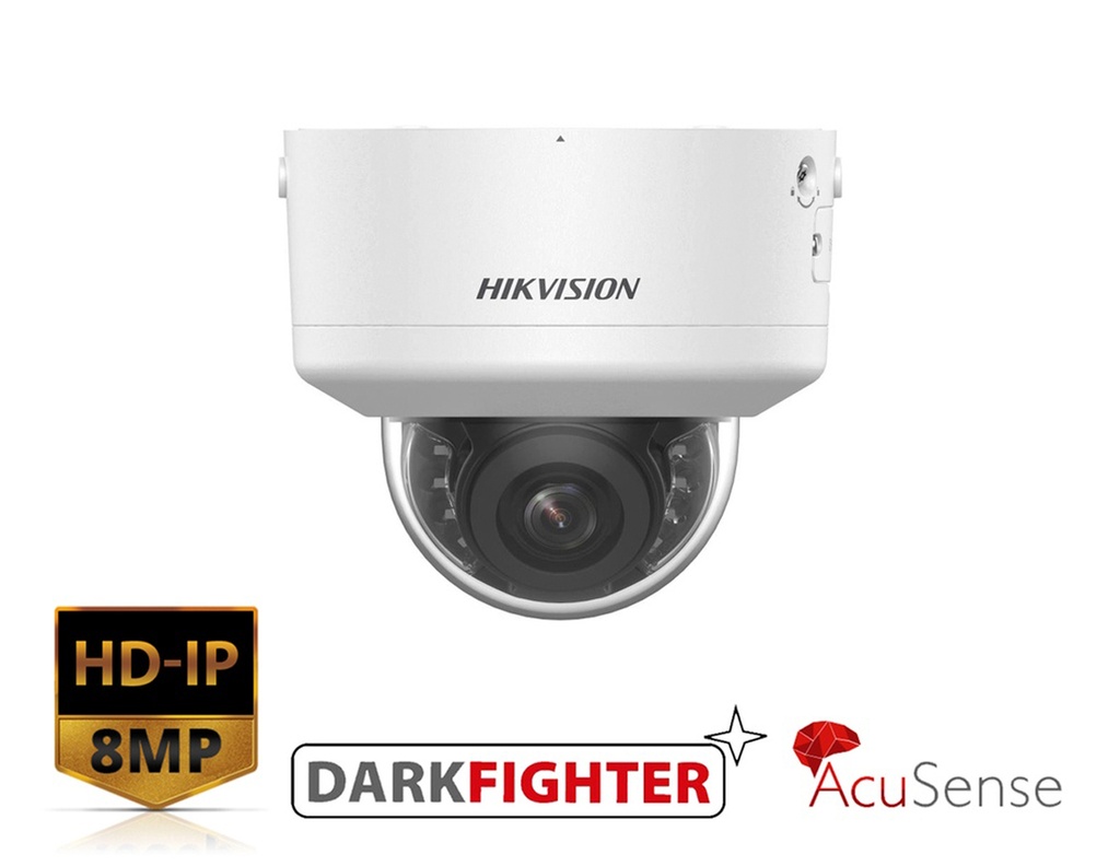 DS-2CD2786G2H-IPTRZS2U/S(L)(RB) - Hikvision 8 MP AcuSense PTRZ Varifocal Dome Network Camera
