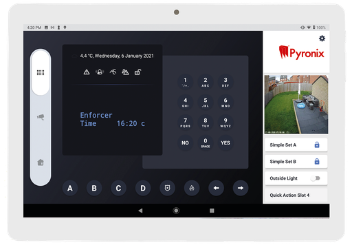 [PY-ENF-TABLET] PY-ENF-TABLET - HomeControlHUB Wireless Tablet Keypad