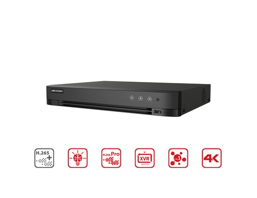 iDS-7204HUHI-M1/XT - Hikvision 4-ch 5 MP 1U H.265 AcuSense DVR