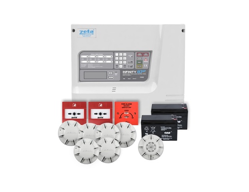  Zeta Infinity ID2 2, 4, or 8 Zone Fire Alarm Kit 