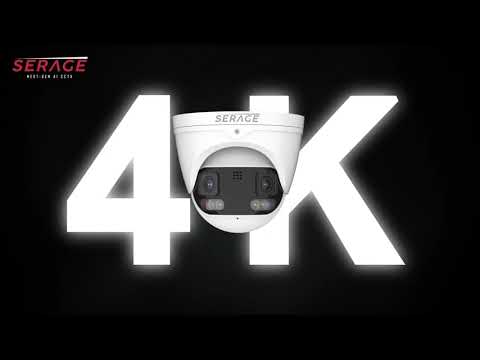 SRPPDN8FAIW - Serage White 180 Panoramic 8MP Premium Dome Camera
