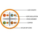 SFX/C6-UTP-LSZH-D-ORG-305 - Securi-Flex Data Cable DCA Category 6 4 Pairs UTP LSZH - Orange 305m