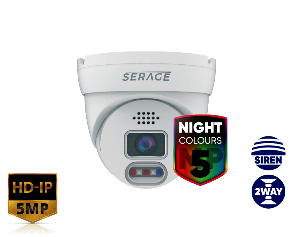 SERAGE 5 MP IP 2.8mm Fixed Lens Dome Camera