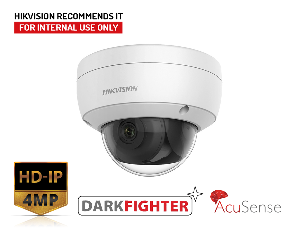 DS-2CD2146G2-I(SU) - Hikvision 4MP AcuSense IR Fixed Dome Network Camera