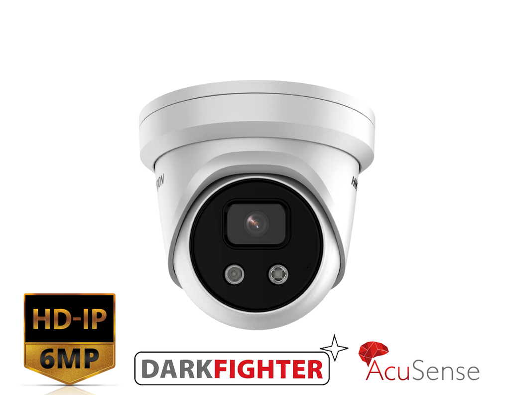 DS-2CD2366G2-I(U) - Hikvision AcuSense 6 MP IR Fixed Turret Network Camera