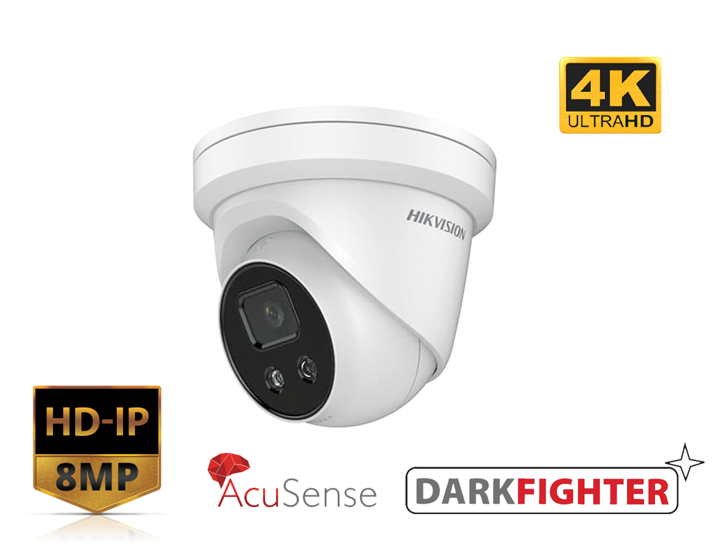 DS-2CD2366G2-I(U) - Hikvision 8MP IR Fixed Turret Network Camera