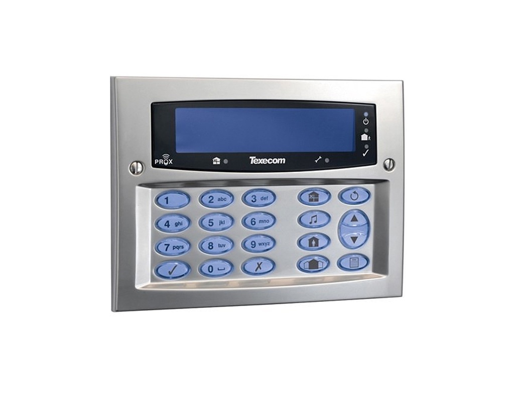 DBD-0129 - Texecom Premier Elite SMK Satin Chrome Keypad