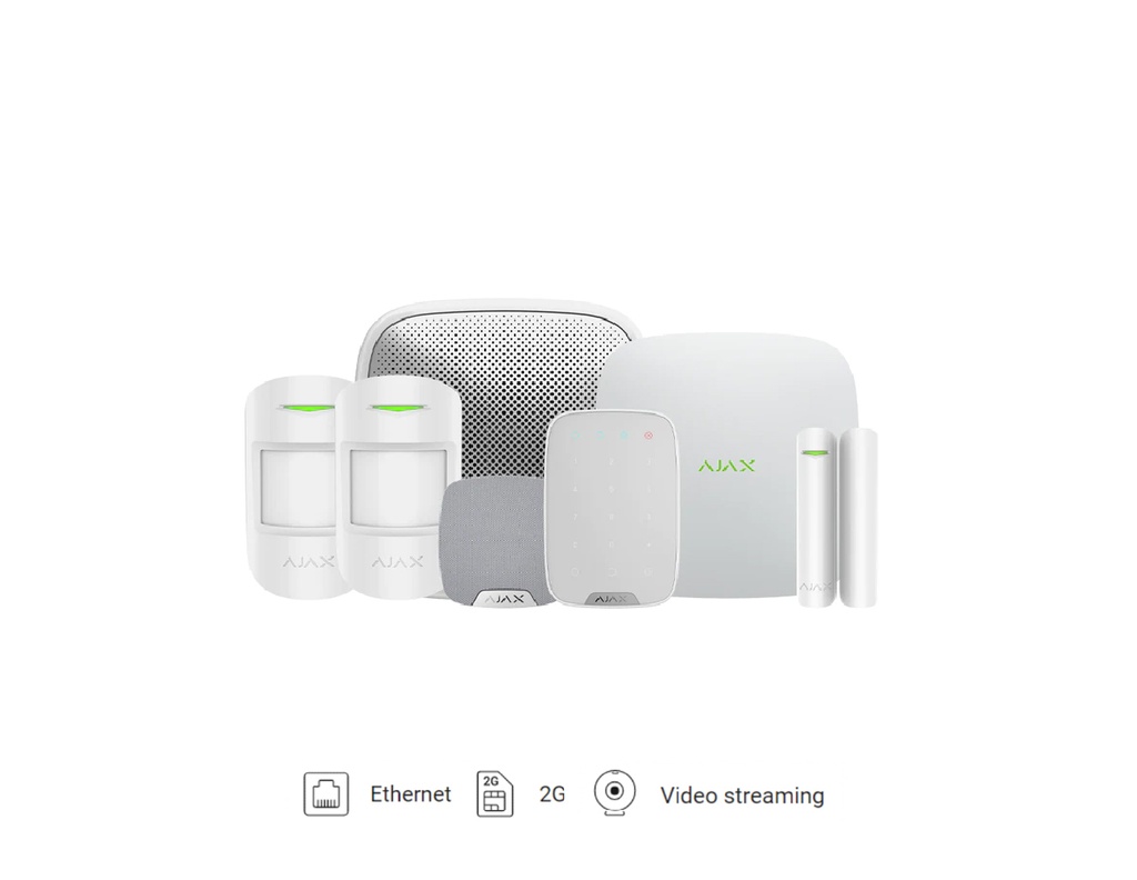 AJAX Kit 3 Hub2 (2G)+MP House with KeyPad