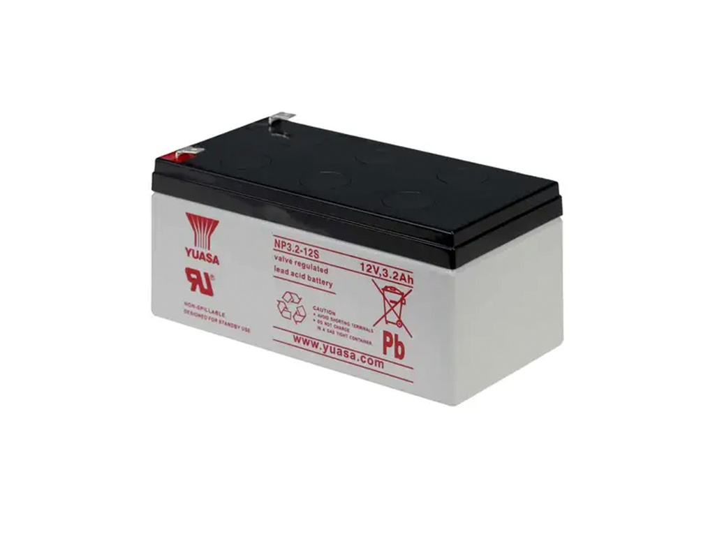 FR-BATT-3.2AH-12V - Yuasa 3.2Ah 12V Sealed Lead Acid Battery