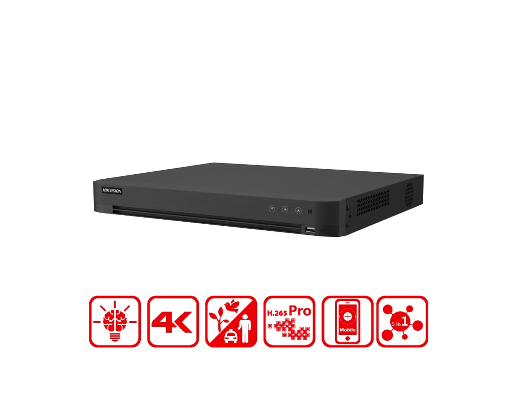 iDS-7216HUHI-M2/XT - Hikvision 16-ch 5 MP 1U H.265 AcuSense DVR