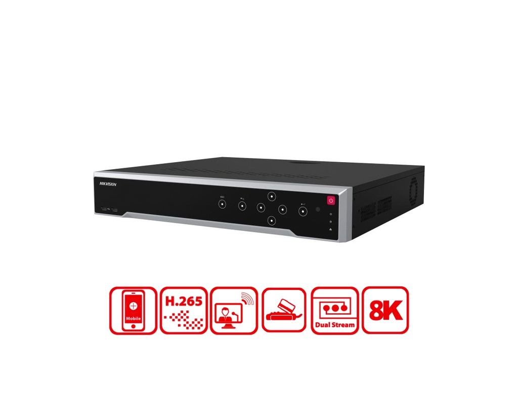 DS-7732NI-M4 - Hikvision 32-ch 1.5U 8K NVR