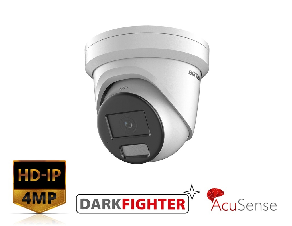 DS-2CD2346G2H-I(U) - Hikvision 4 MP Powered by Darkfighter Fixed Turret Network Camera