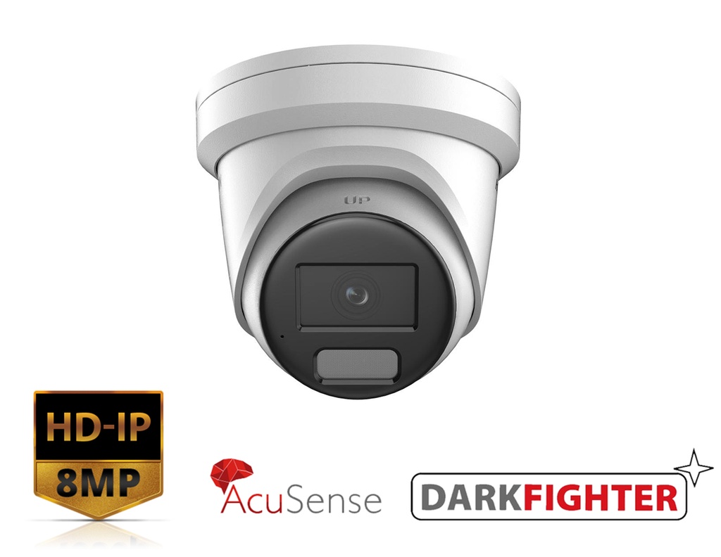 DS-2CD2386G2H-I(U) - Hikvision 8 MP Powered by Darkfighter Fixed Turret Network Camera