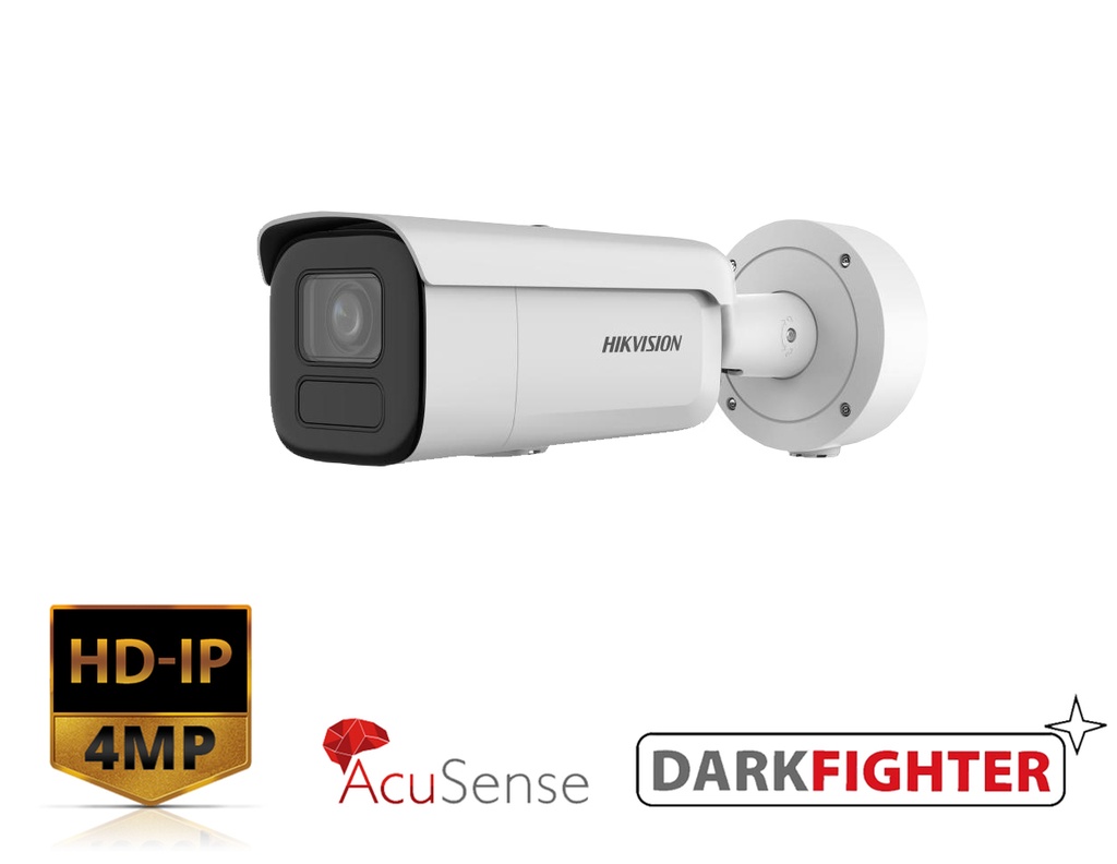 DS-2CD2646G2H-IZS - Hikvision 4 MP Powered by Darkfighter Motorized Varifocal Bullet Network Camera