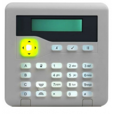 KEY-KPZ01 - Scantronic Keypad for Intruder System with Proximity Reader, 2-Zone Surface Mount