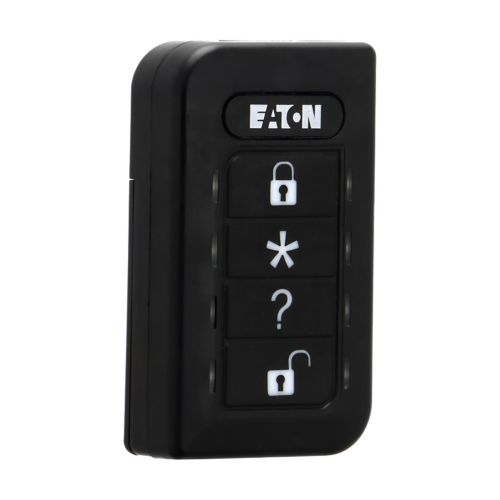 FOB-2R-4B - Eaton Two-Way Keyfob for Intruder Alarm Systems, 200m Transmission, Black