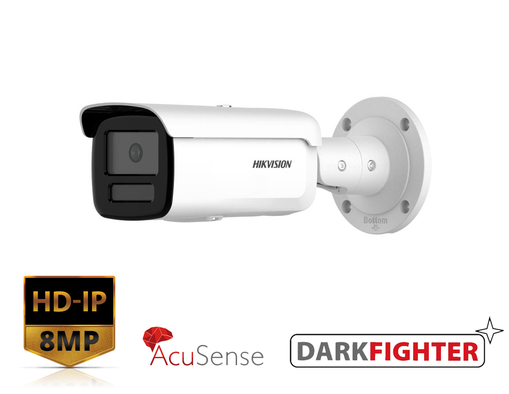 DS-2CD2T86G2H-2I(2.8mm) - Hikvision 8 MP Powered by Darkfighter Fixed Bullet Network Camera