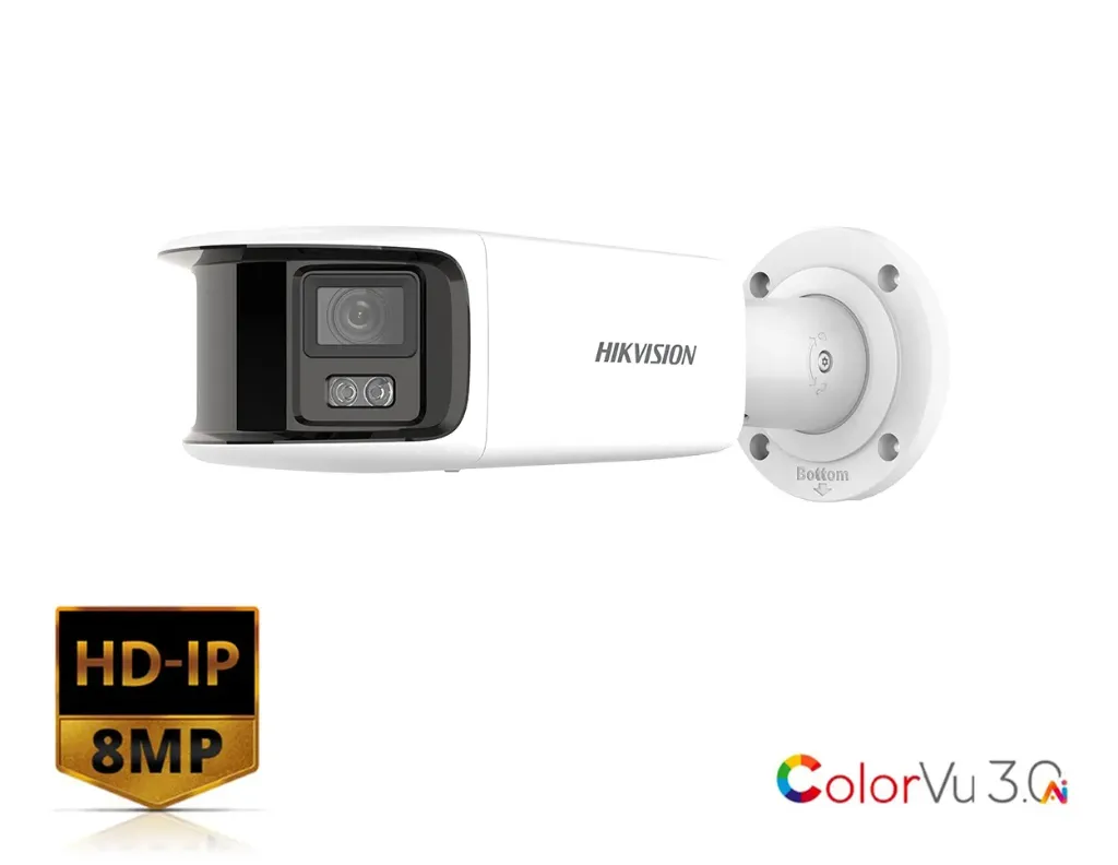 DS-2CD2T87G2P-LSU/SL(4mm)(C) - Hikvision 8 MP Panoramic ColorVu Fixed Bullet Network Camera