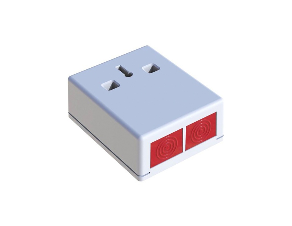 CQR Double Push Panic Button Key Resettable White G3