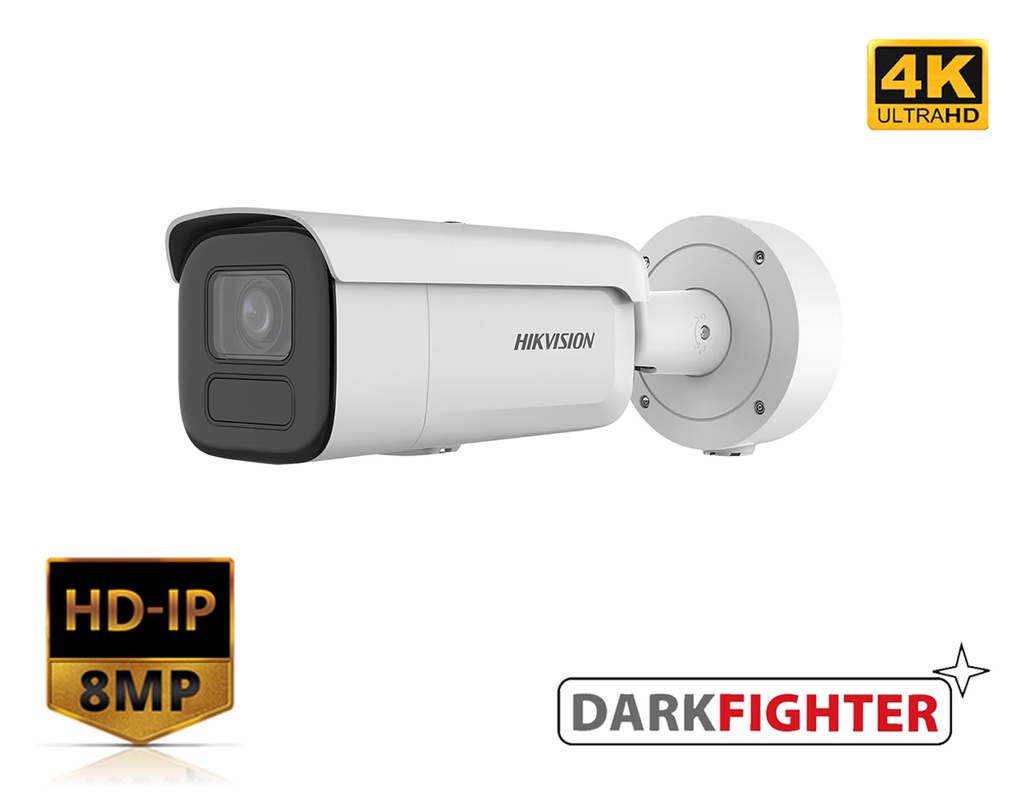 DS-2CD2686G2H-IZS(2.8-12mm) - Hikvision 8 MP Powered by Darkfighter Motorized Varifocal Bullet Network Camera