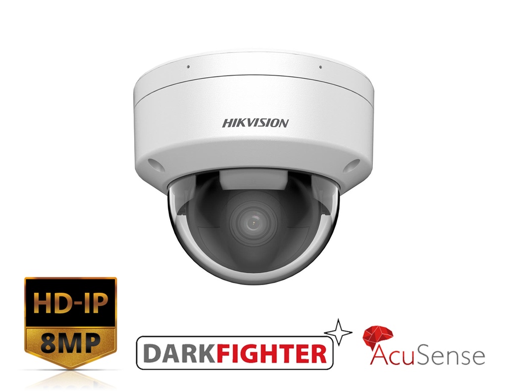 DS-2CD2186G2H-I(SU) - Hikvsion 8 MP Powered by Darkfighter Fixed Dome Network Camera