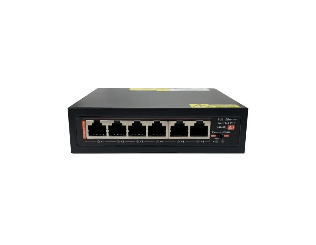 GT4POE - 4 Port PoE Switch 10/100 Mbps