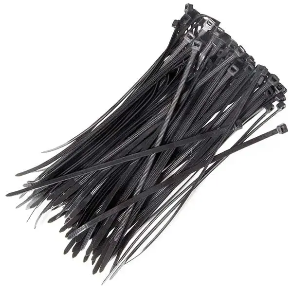 CableTie-4.8x200B - Plastic Cable Ties 100PCS/BAG, SIZE  4.8*200MM Black