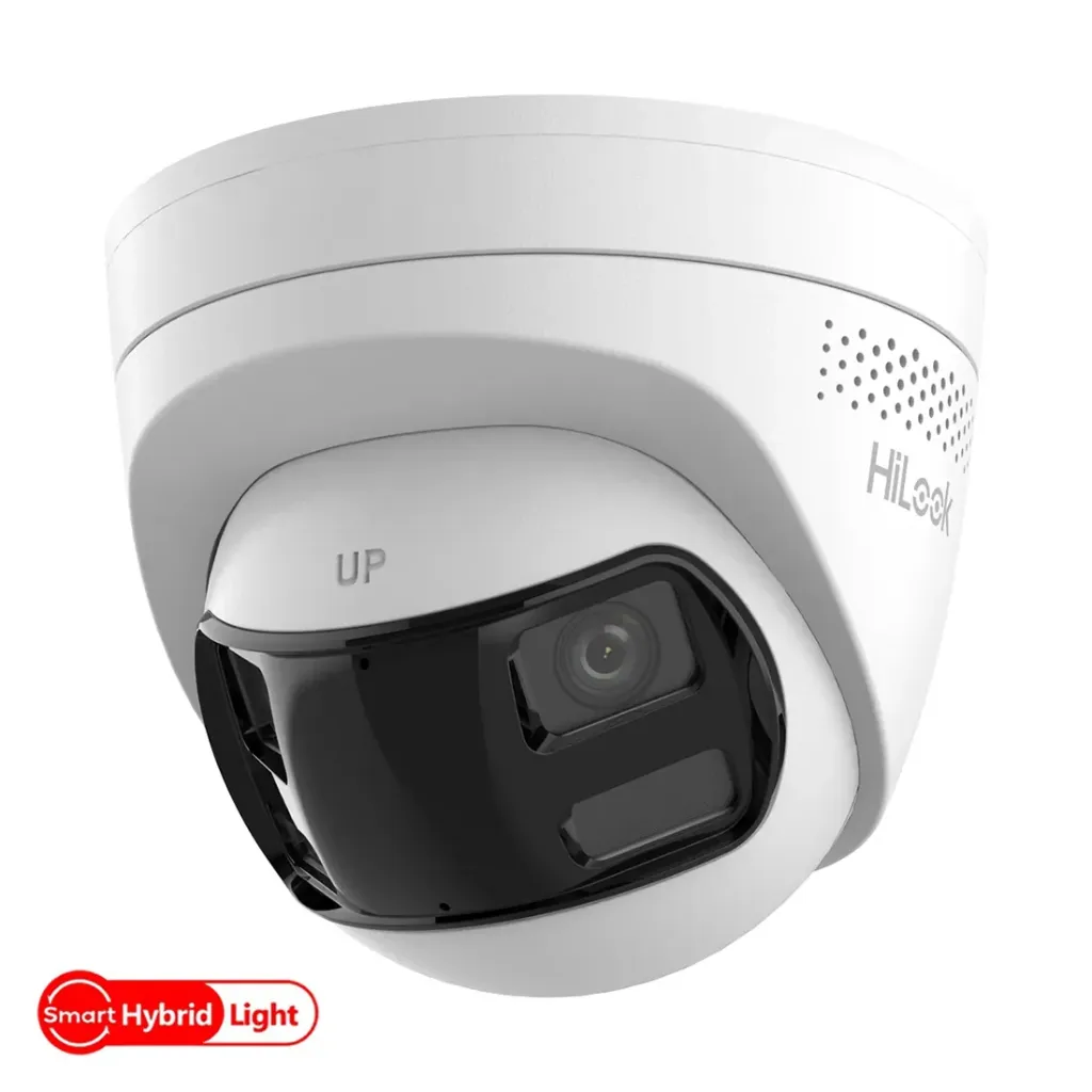 HI-IPC-T2120HAP-LUF/SL-2.8MM - HiLook by Hikvision IP Motion 2.0 Dual Lens Panoramic Hybrid ColorVu 6MP 30m Turret with Mic/Speaker/Alarm