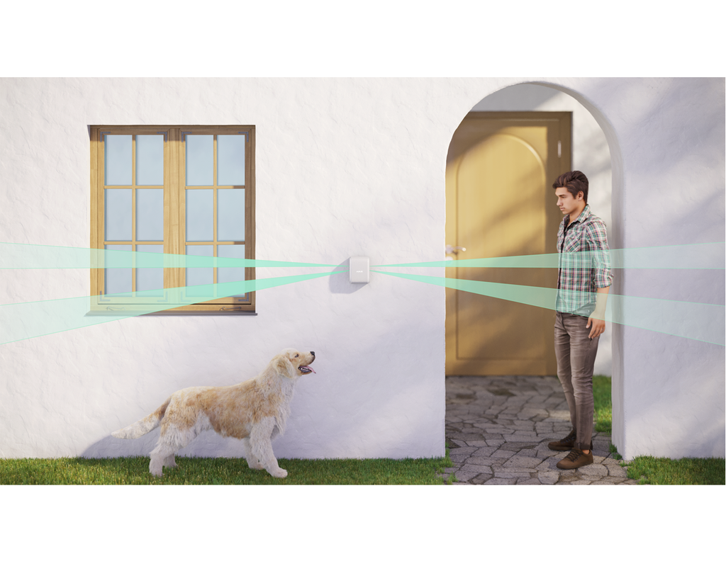 AJDCO26097 - White DualCurtain Outdoor