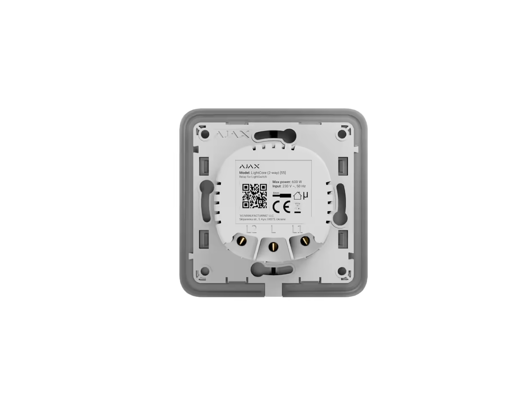 AJLC63116 - AJAX LightCore (2-way), Relay for LightSwitch (1 GANG)