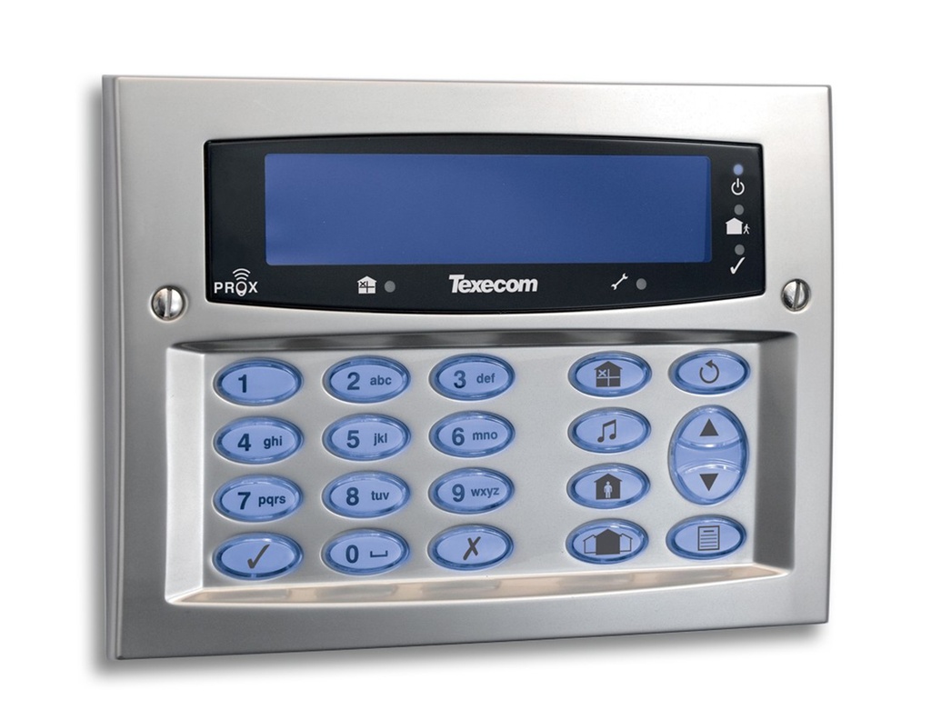 DBD-0123 - Texecom Premier Elite FMK Satin Chrome Keypad