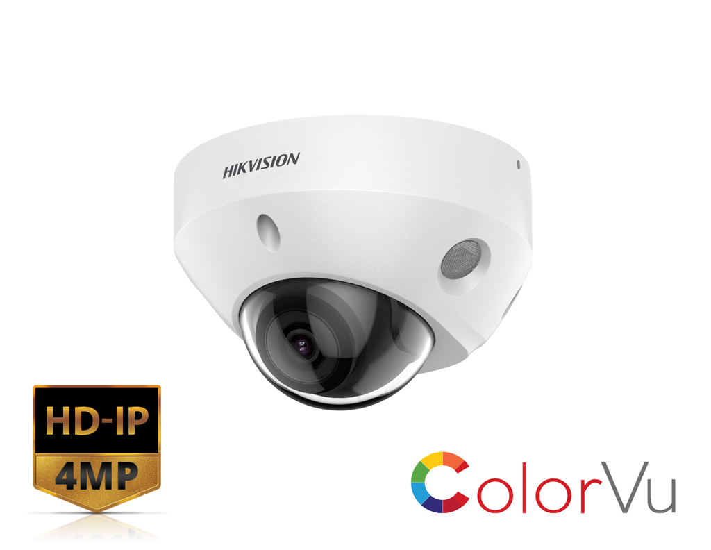 DS-2CD2547G2-LS(2.8MM) - Hikvision 4MP ColorVu Fixed mini Dome Network Camera