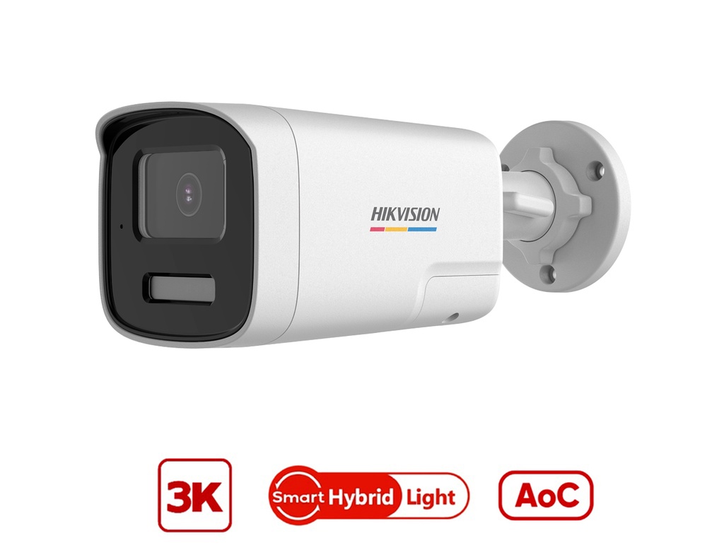DS-2CE12KF0T-LTS - 3K Two Way Audio Fixed Bullet Camera