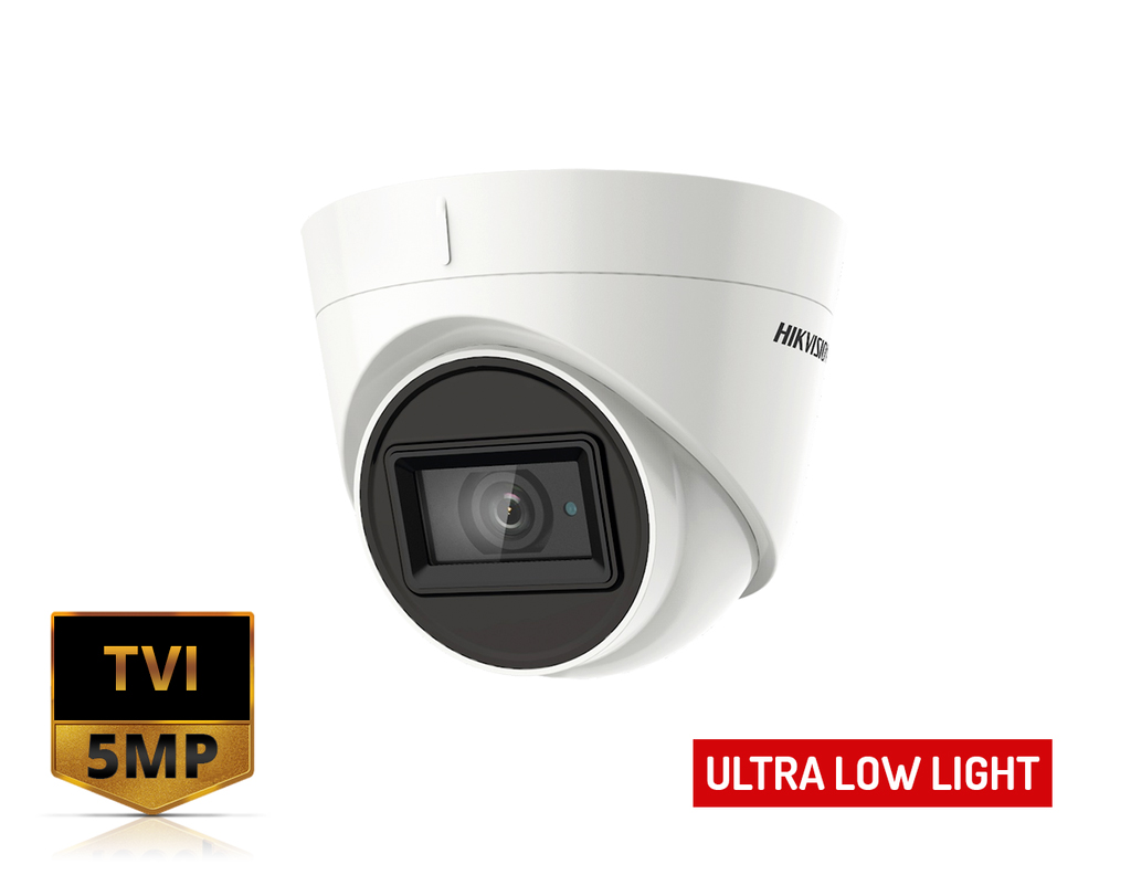 DS-2CE78H8T-IT3F-2.8MM - Hikvision 5 MP Ultra Low Light Fixed Turret Camera