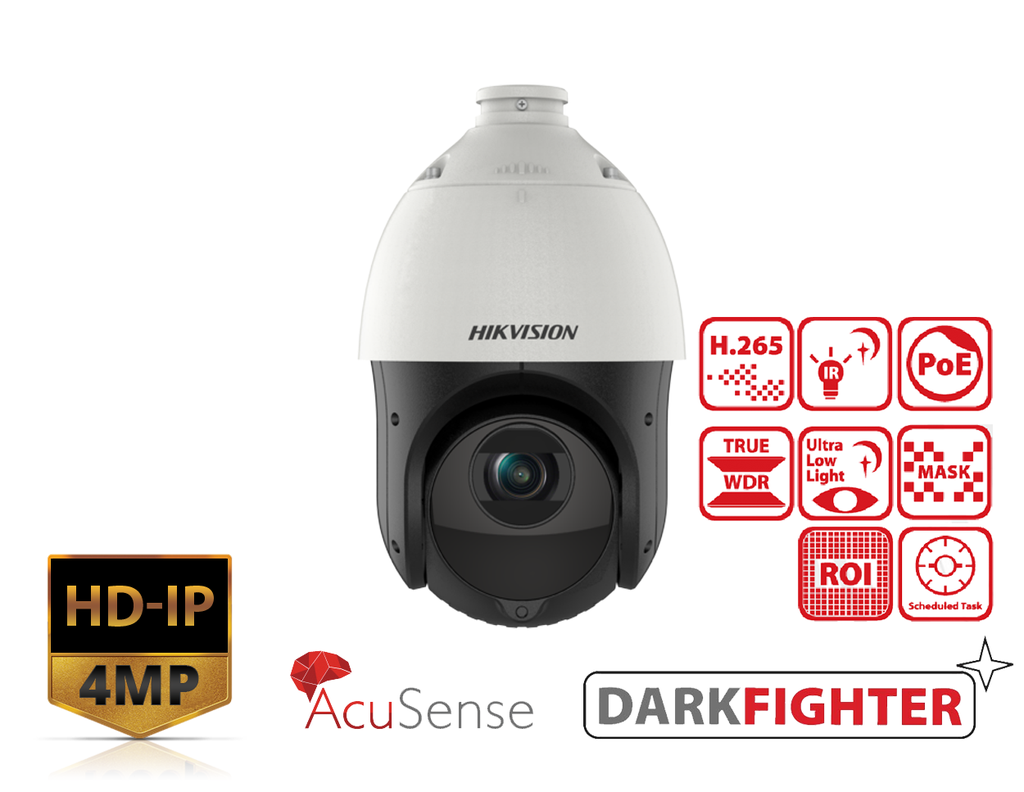 DS-2DE4425IW-DE(T5) - Hikvision 4MP 25× IR Network Speed Dome