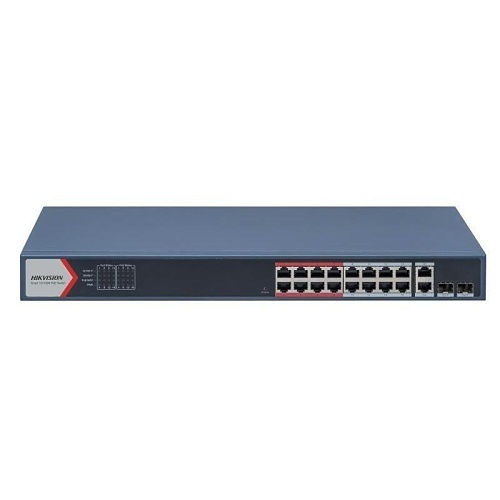 DS-3E1318P-EI(B) - Hikvision 16 Port Fast Ethernet Smart POE Switch