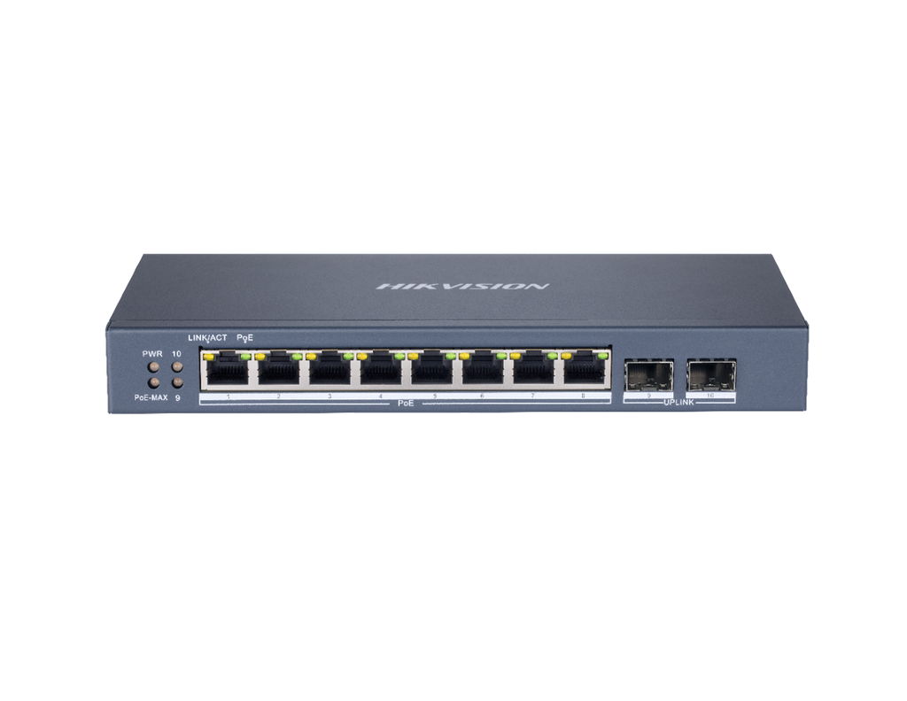 DS-3E1510P-SI - Hikvision Smart Managed 8-Port Gigabit PoE Switch