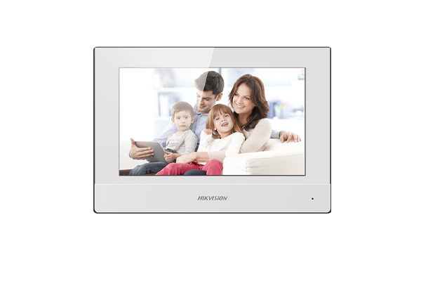 DS-KH6320-WTE1-W - Hikvision Video Intercom Indoor Station with 7-Inch Touch Screen