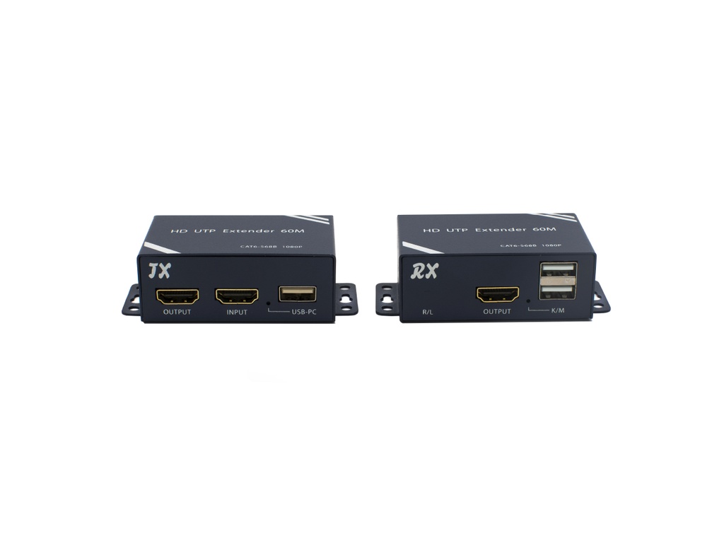HAY-KVM60 - HDMI and USB Extender Over Cat 5e/6
