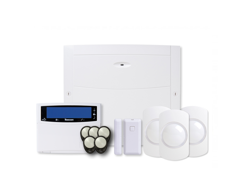 KIT-1001 - Texecom Ricochet Premier Elite 64W Wireless Alarm Kit with Wireless Keypad