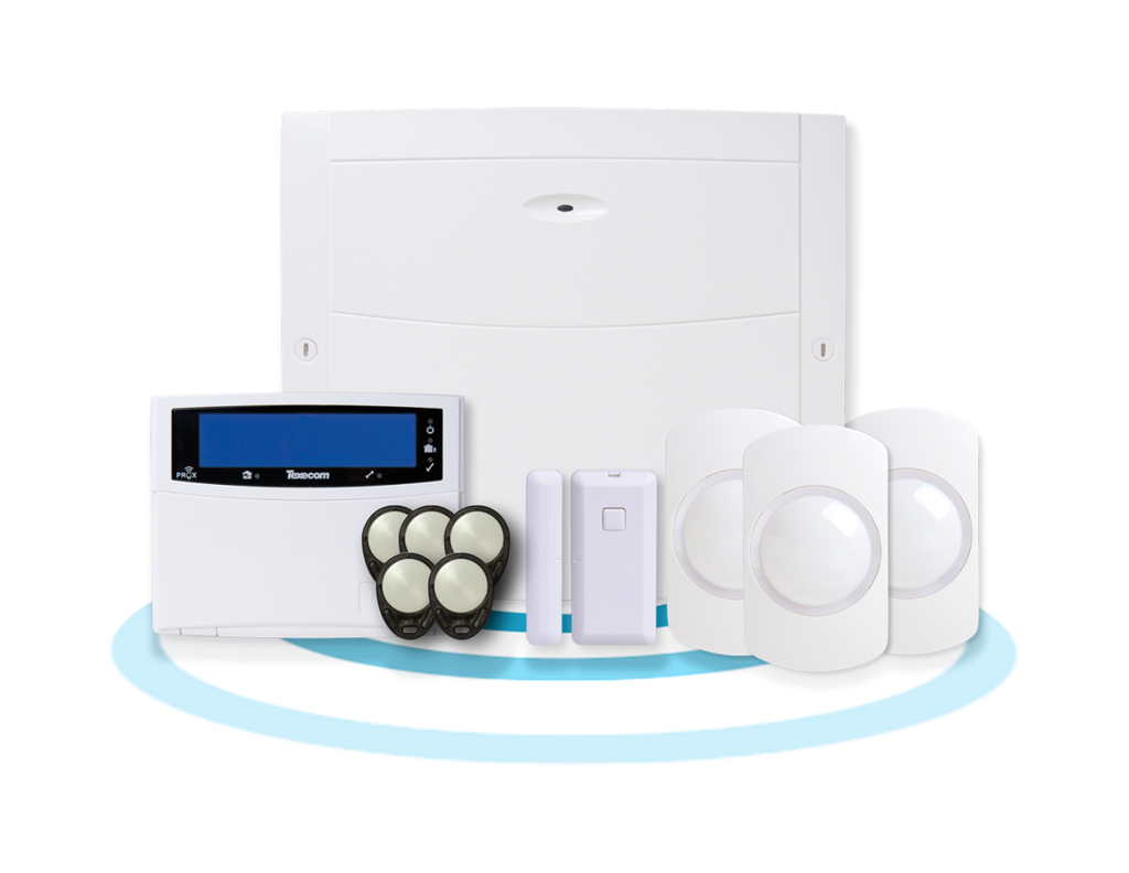 KIT-1086 - Texecom Ricochet Premier Elite 64W Wireless Alarm Kit with Wired Keypad