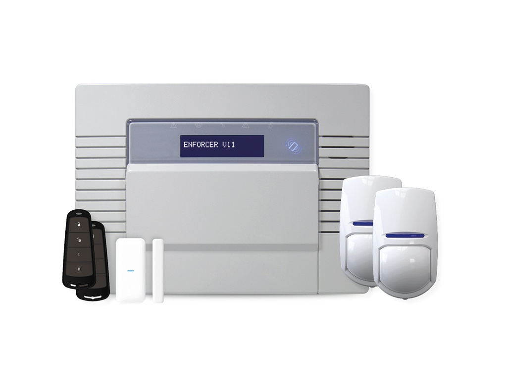 Pyronix PY-ENF/KIT2-UK - 1xEnforcerV11 Panel with built-in Keypad, 2xKX10DP-WE, 1xMCNANO-WE, 2xKeyfob-WE, 1xDIGI-WiFi on PCB
