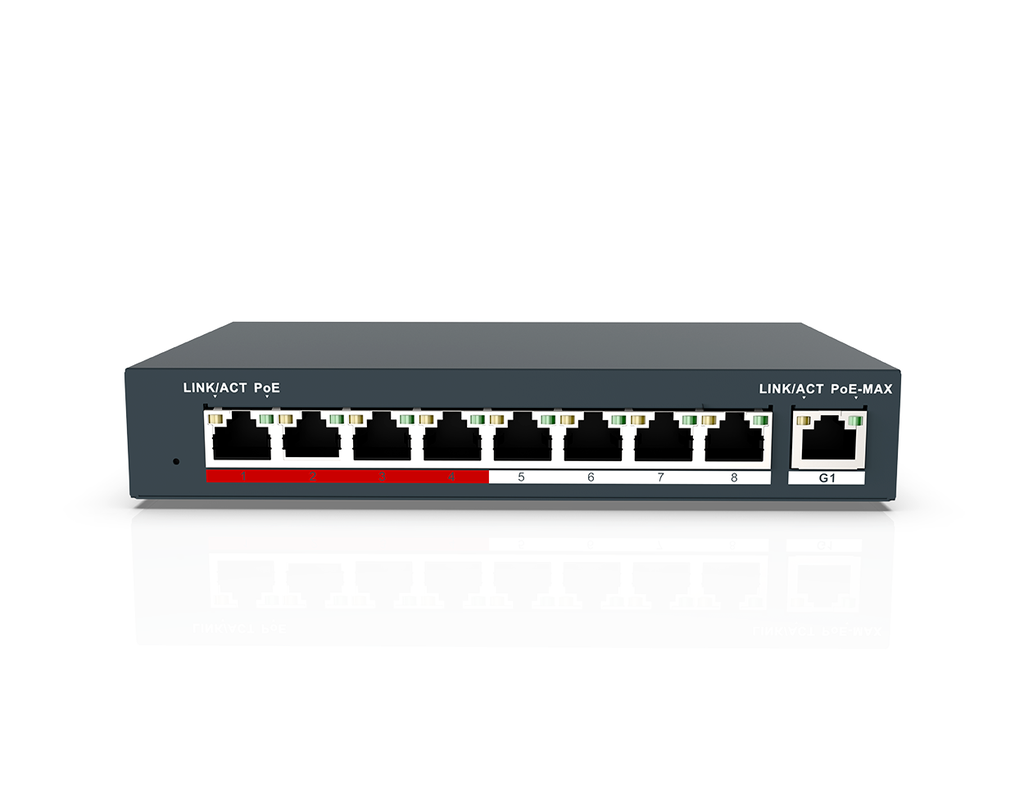 SRPOE8S - 8 Channel POE Switch