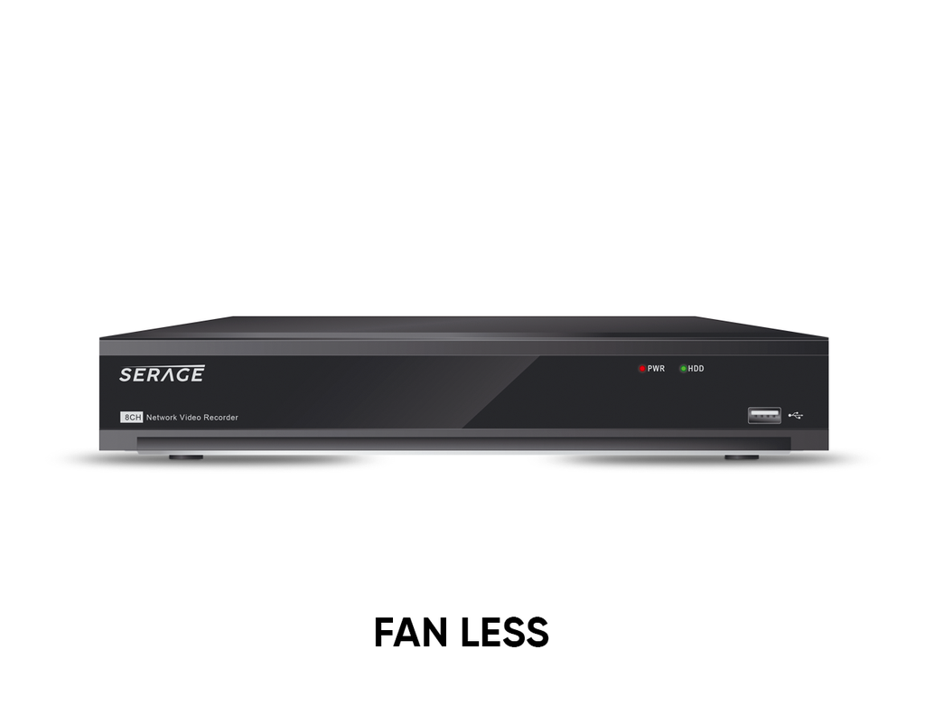 SR8008NP - Serage 8 Channel NVR (PoE)