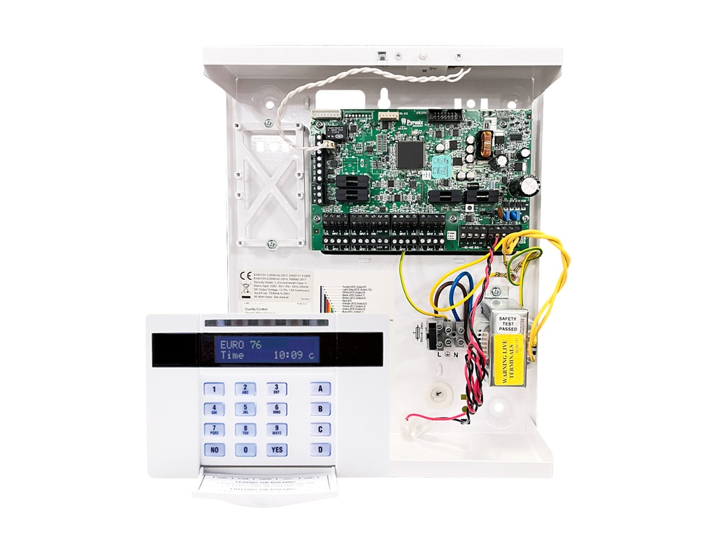 PY-EURO76/S-UK - EURO 76 Small Hybrid, IP ready control panel with keypad