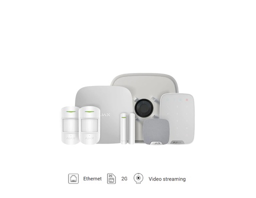 AJAX Kit 3 Hub2 (2G)+MP DD House with KeyPad