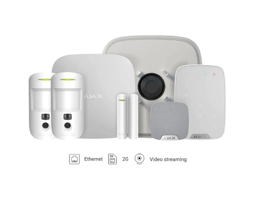 AJAX Kit 1 Hub2 (2G)+MC DD House with KeyPad