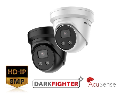 DS-2CD2386G2-ISU/SL - Hikvision AcuSense 8 MP IR Fixed Turret Network Camera