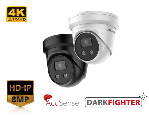 DS-2CD2366G2-I(U) - Hikvision 8MP IR Fixed Turret Network Camera