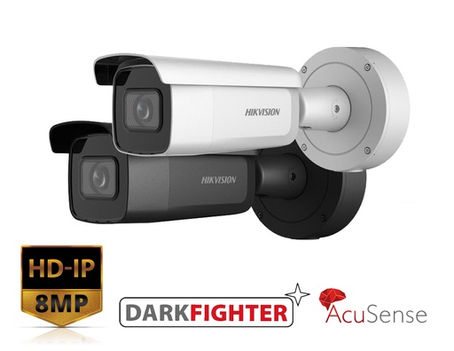 DS-2CD2686G2-IZSU/SL - Hikvision 8MP AcuSense IR Varifocal Bullet Network Camera
